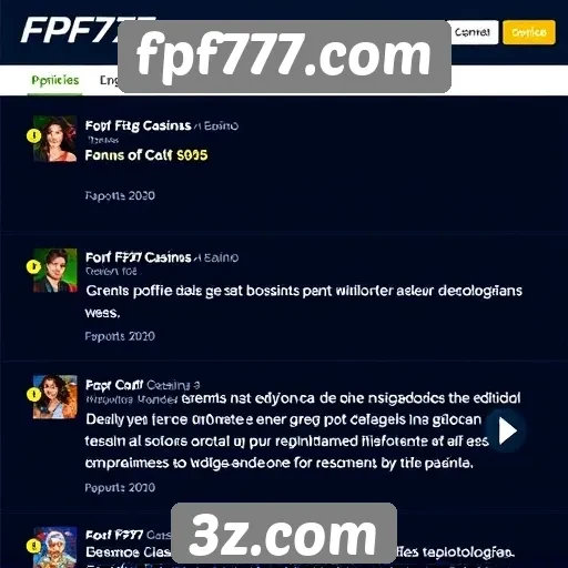 Opiniões de usuários sobre fpf777.com
