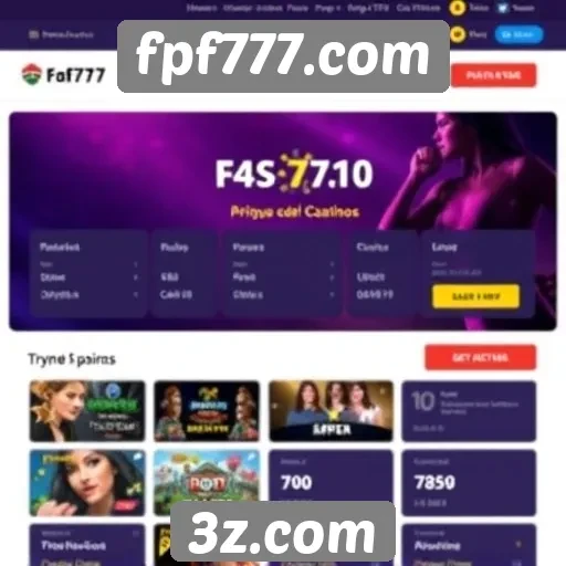 Interface do usuário no fpf777.com é intuitiva
