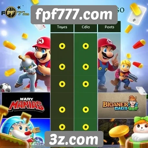 Comparação entre jogos populares no fpf777.com